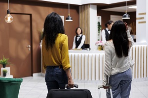 Overnight stays declined, despite the growth among residents - March 2025