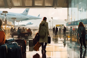 The movement of passengers at national airports, in 2023, reached 2019 levels - December 2023